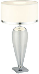 Lampa stołowa LORENA 356 przezroczysta do sypialni -