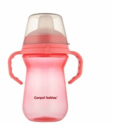 Canpol babies Kubek niekapek z silikonowym ustnikiem 250ml