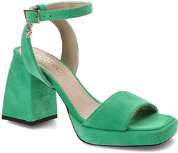 Zielone Sandały Karino Eleganckie Buty Na Obcasie