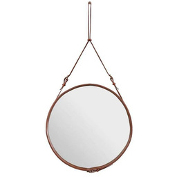 GUBI - Adnet Lustro Circular Ø70 Tan Leather