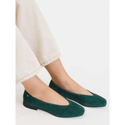 Baleriny Lasocki CEO-RST-ROMI-67W Zielony ciemny