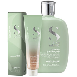 Alfaparf Milano Semi di Lino Scalp Rebalance, zestaw