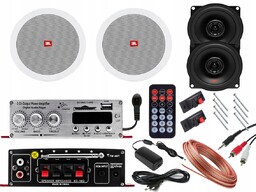 Głośniki Sufitowe Jbl Amplituner Bluetooth Radio