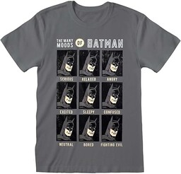Batman Bohaterowie Inc DC Koszulka Many Moods of