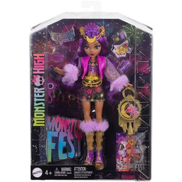MONSTER HIGH Lalka Fest Clawdeen Wolf HXH80