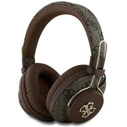 Słuchawki 4G Bezprzewodowe nauszne Bluetooth Enc Guess brązowe