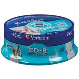 Płyty CD-R Verbatim 700MB 52x Cake Box -