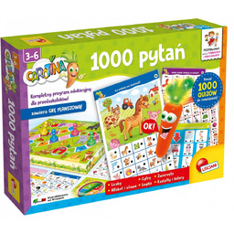Gra edukacyjna Carotina 1000 pytań Lisciani