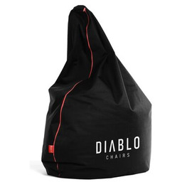 DIABLO CHAIRS Pufa worek 1451 XXL Czarny 110