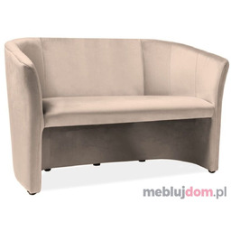 Sofa klubowa TM-2 Velvet Signal Beżowy