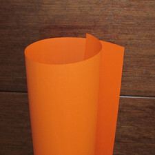 Colore+ Arancio pomarańczowy gładki, przyjazny środowisku karton ozdobny