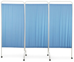 PRM3 parawan lekarski 3-skrzydłowy w ramie metalowej