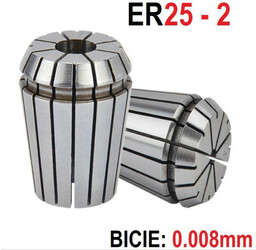 Tulejka zaciskowa ER25 FI 2mm Bicie 0,008mm CNC
