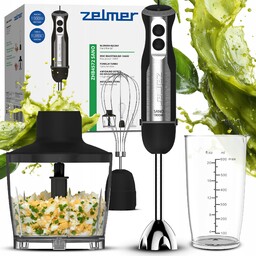 Blender Ręczny Zelmer Kuchenny Wielofunkcyjny Mikser Robot Turbo