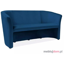 Sofa klubowa TM-3 Velvet Signal Bluvel 86 granat