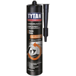 Tytan uszczelniacz dekarski kauczukowy 280 ml brązowy