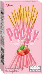 Paluszki Pocky Truskawkowe 45g - Glico