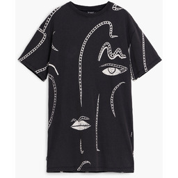 Sukienka z ilustracjami