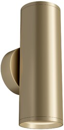FOCUS S Lampa ścienna kinkiet złota mat H15cm