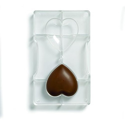 DECORA foremka do czekoladek serca, poliwęglan, 27,5 x