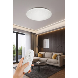 Lampa sufitowa CCT LED na pilota z ściemniaczem