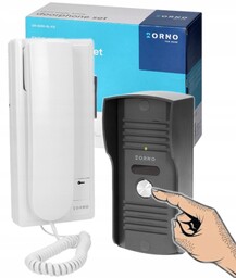 Domofon Jednorodzinny Orno Ensis Natynk Podtynk Aluminium IP44