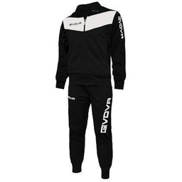 Dres treningowy bluza + spodnie Givova Visa czarno-biały