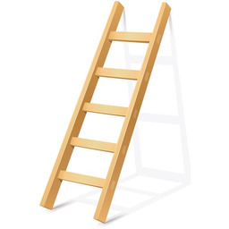Drabina jednostronna opierana drewniana 3 m