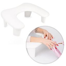Podpórka do manicure na nóżkach MollyNails biała