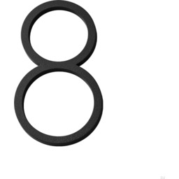 Numer domu mała cyfra 8 Aluminium