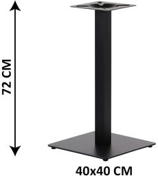 Podstawa stolika SH-5002-1/60/B, 40x40 cm (stelaż stolika), kolor
