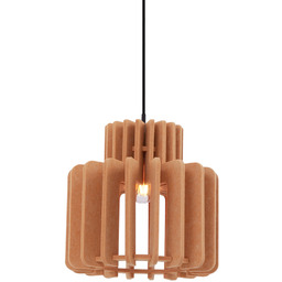 QAZQA Lampa wisząca w stylu retro pomarańczowa -