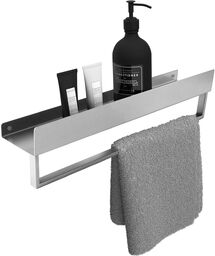 Półka łazienkowa wannowa SF01 45cm stal szczotkowana
