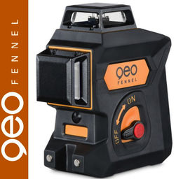 Geo-fennel Laser płaszczyznowy 360 czerwony Geo6X geoFENNEL