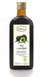 Olej z Awokado Nieoczyszczony, Zimnotłoczony, Olvita, 250ml