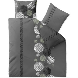 aqua-textil Trend pościel 200x200 cm 3-częściowa bawełniana poszwa