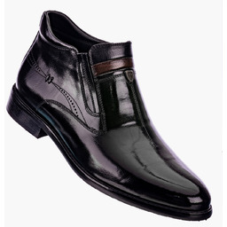 Buty Męskie JOHN DOUBARE Skórzane Botki czarne YGFR-Z106