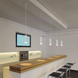 SLV Lampa wisząca Astina, możliwość ściemniania, biały /