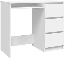 Elior Białe biurko z szufladami Z0-F48