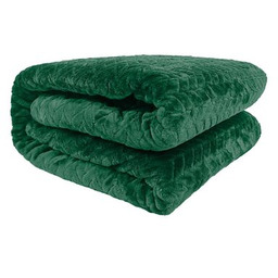 Koc FUERO 200 x 220 cm ciemnozielony