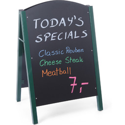 Tablica informacyjna reklamowa MENU wolnostojąca do restauracji 700x1100mm