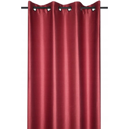 Zasłona gotowa Edimbourg 140x260 cm czerwona zaciemniająca jodełka