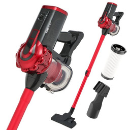 2w1 Odkurzacz Pionowy Bezworkowy Ręczny Podłogowy Cyklonowy Filtr