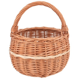 Koszyk wiklinowy okrągły - Borówka 20