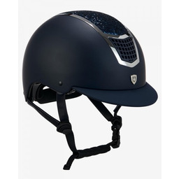 EQUESTRO Kask Eclipse Stone Matt navy/silver -