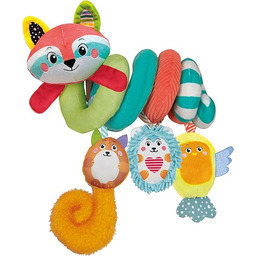 Clementoni - Spirala wózka dziecięcego, Soft Spiral Happy