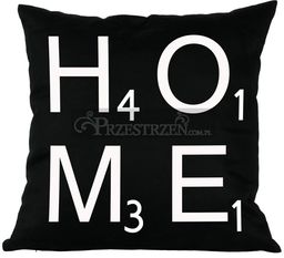 PODUSZKA OZDOBNA FRENCH HOME - HOME CZERŃ