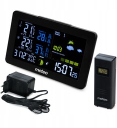 Stacja Pogodowa Z Dcf Meteo SP99 Pogodynka LCD