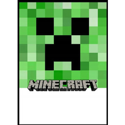 PUZZLE Minecraft Creeper A3 252 el z Nadrukiem