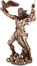 Figurka Zeus Statuetka Potężnego Zeusa Veronese